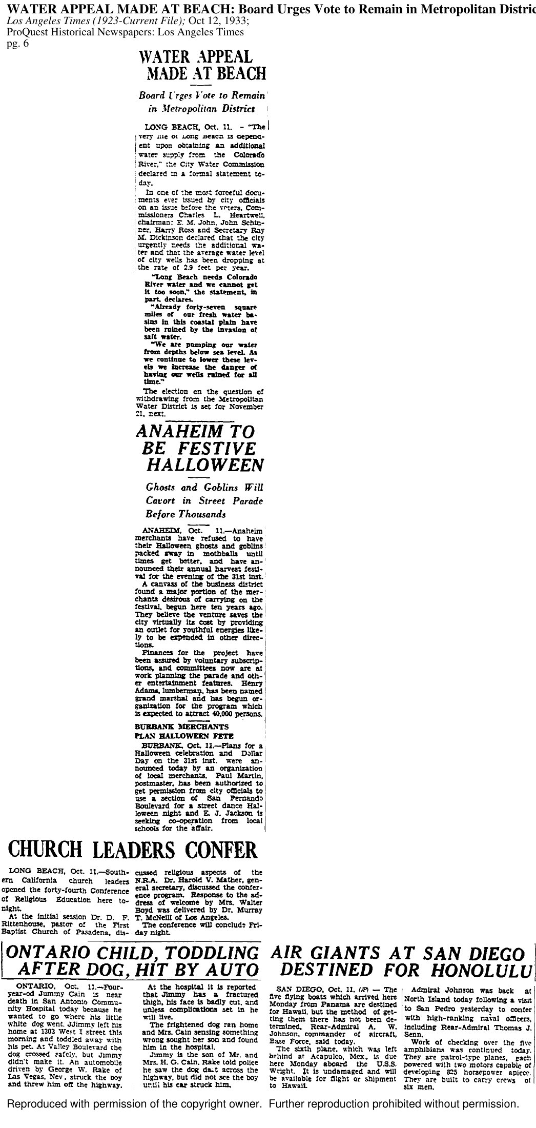 Scan of Anaheim to Be Festive Halloween page 1